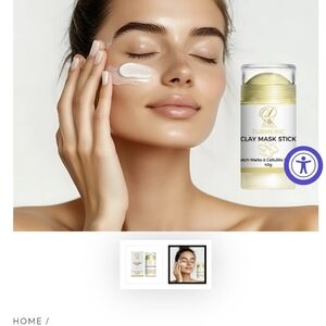 Turmeric Clay Mask Stick - Radiant Gold